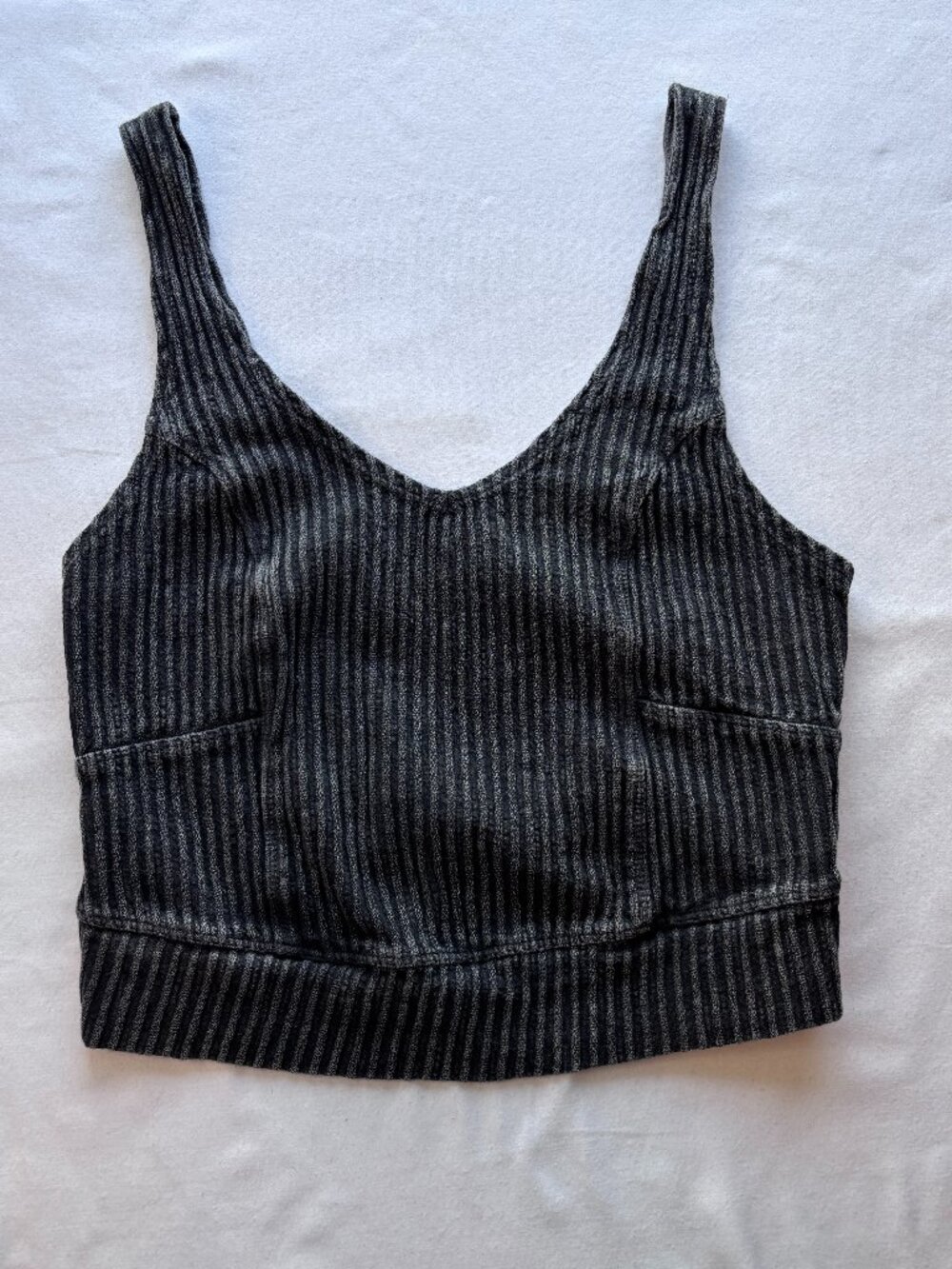 BDG Urban Outfitters Ribbed Longline Sports Bra Crop Top S